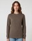 BELLA + CANVAS® Heather CVC Long Sleeve Crewneck T-Shirt for Layering Style & Custom Print Essential Tee